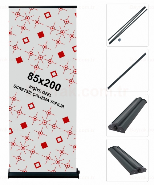 Gaziantep Bayrak Roll Up Banner Pro